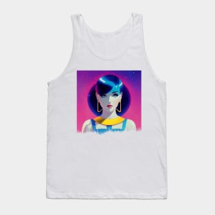 Retrofuturistic Girl Tank Top